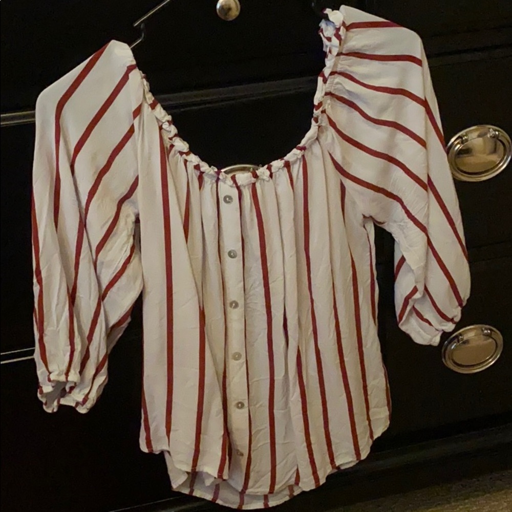 off the shoulder long sleeve